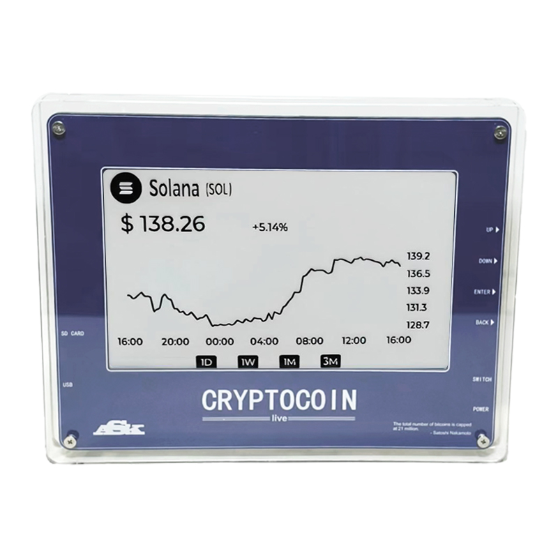 <strong>7.5-Inch EPV075W Eink Smart Crypto Monitor with ES</strong>