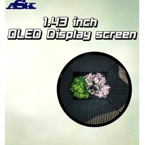 ASK 1.43" IPS AMOLED Rotary Knob Display | 454*454 Touchscreen QSPI | Low Power Smart Home HMI 