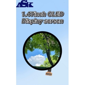 Round 1.47" AMOLED Knob Display With Encoder | 454x454 QSPI Touch Screen Module | Low Power HMI